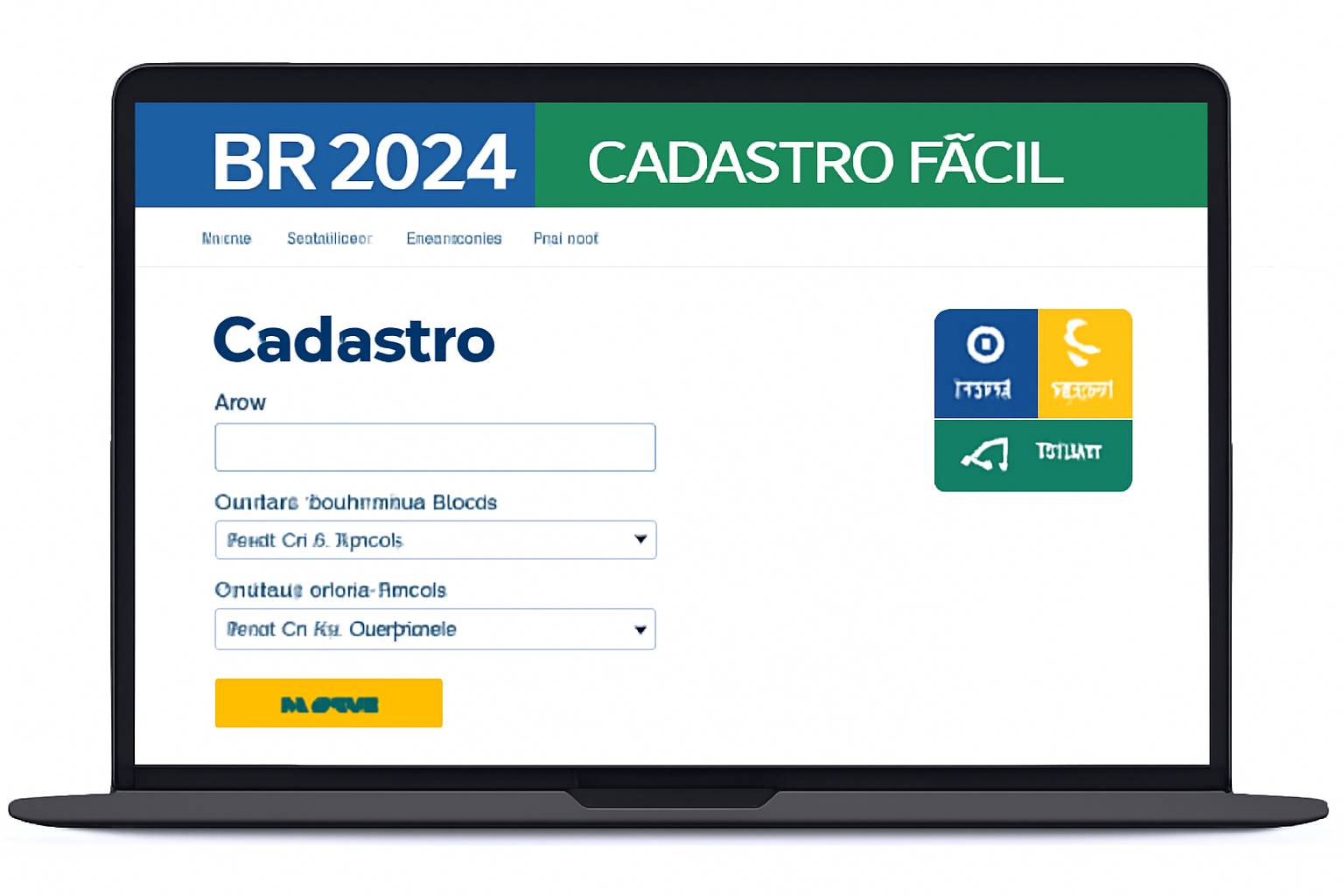 Não Perca tempo, o rRgistro na site BR2024